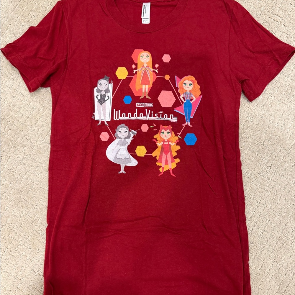 Red Marvel WandaVision T-Shirt